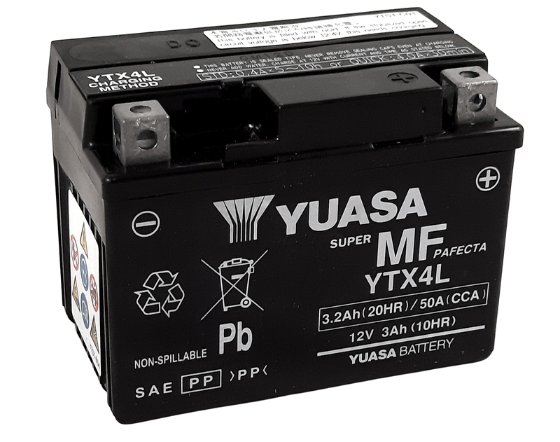 Batterie | YUASA | YTX4L | 3 AH | AGM
