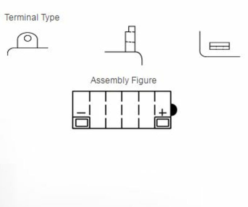 Batterie | YUASA | 12N5,5A-3B | 5,5 AH