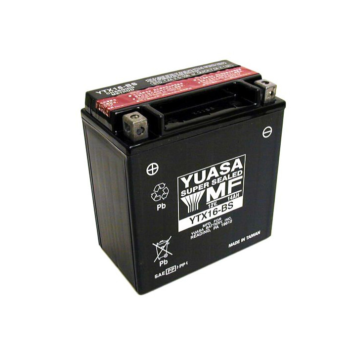 Batterie | YUASA | YTX16-BS | 14 AH | MF