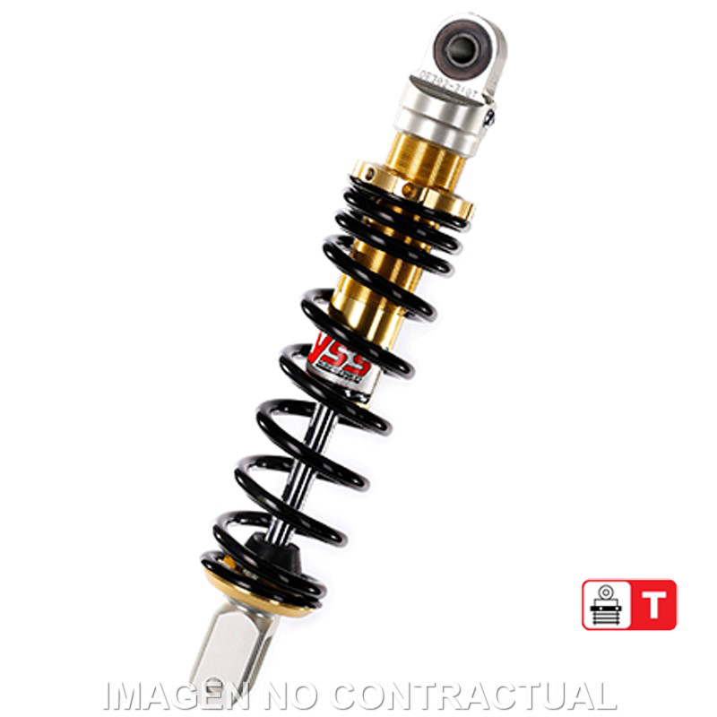 Federbein E302-Serie Mono hinten passend für Piaggio Free/Liberty 50, Sfera 50/80, KP125 LX OE302-310T-02AL-38