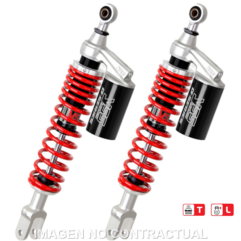 Federbein C302-Serie Stereo hinten passend für Honda Forza 300 (13-17), NSS 300 (13-16) TC302-400TL-03O-858