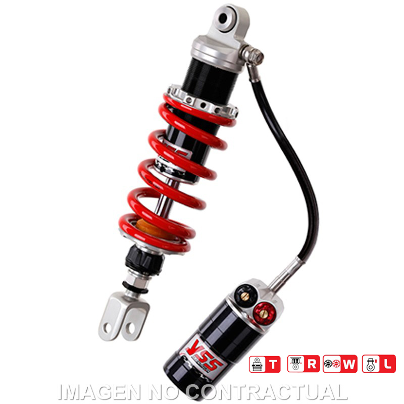 Federbein X456-Serie Mono hinten passend für Yamaha FZ 09 (13-16), MT-09 (13-16) MX456-330TRWL-40-858