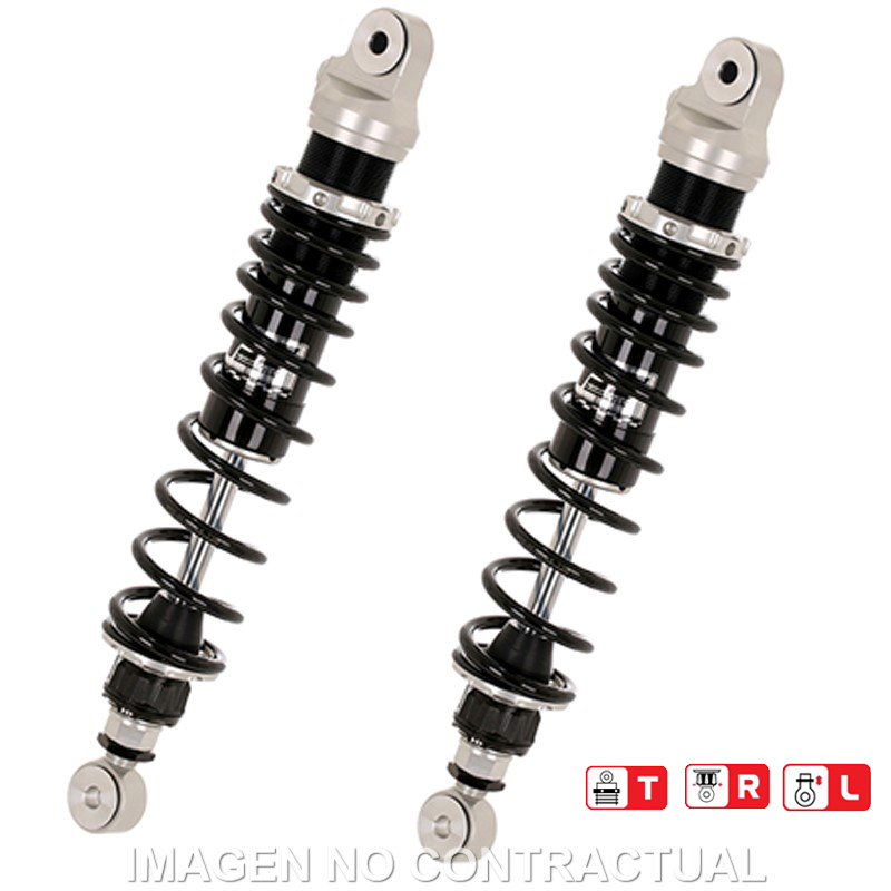 Federbein Z362-Serie Stereo hinten für Royal Enfield Continental GT 500 (14-18) RZ362-360TRL-49S-88
