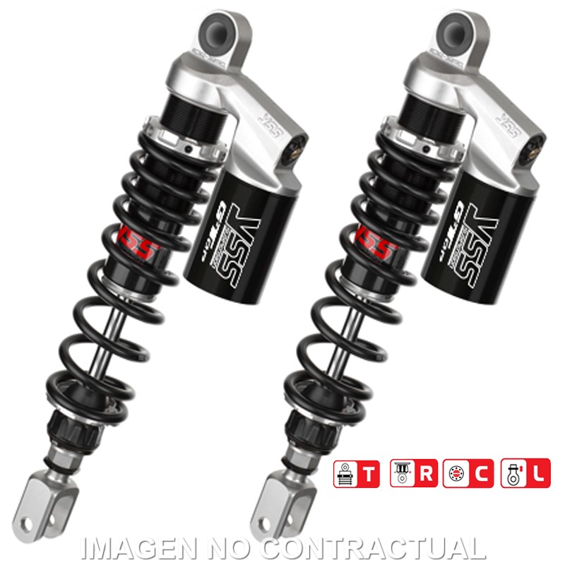 Federbein G362-Serie Stereo hinten passend für Honda CBX 1000 (6Zylinder) (79-80) RG362-360TRCL-09-888