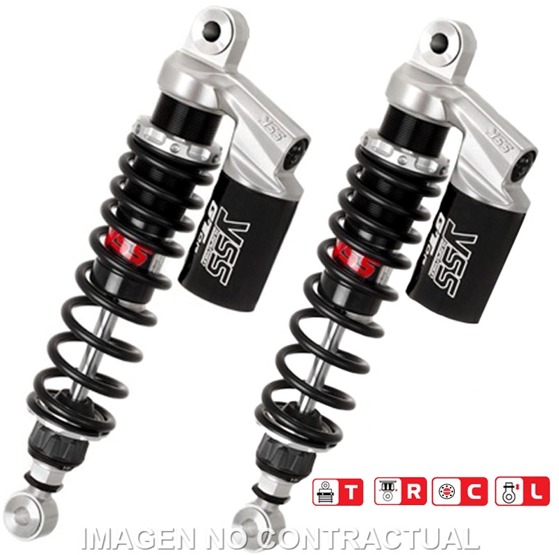 Federbein G362-Serie Stereo hinten passend für Moto Guzzi California 75 (97-98)/1100 (93-01) RG362-340TRCL-07-888