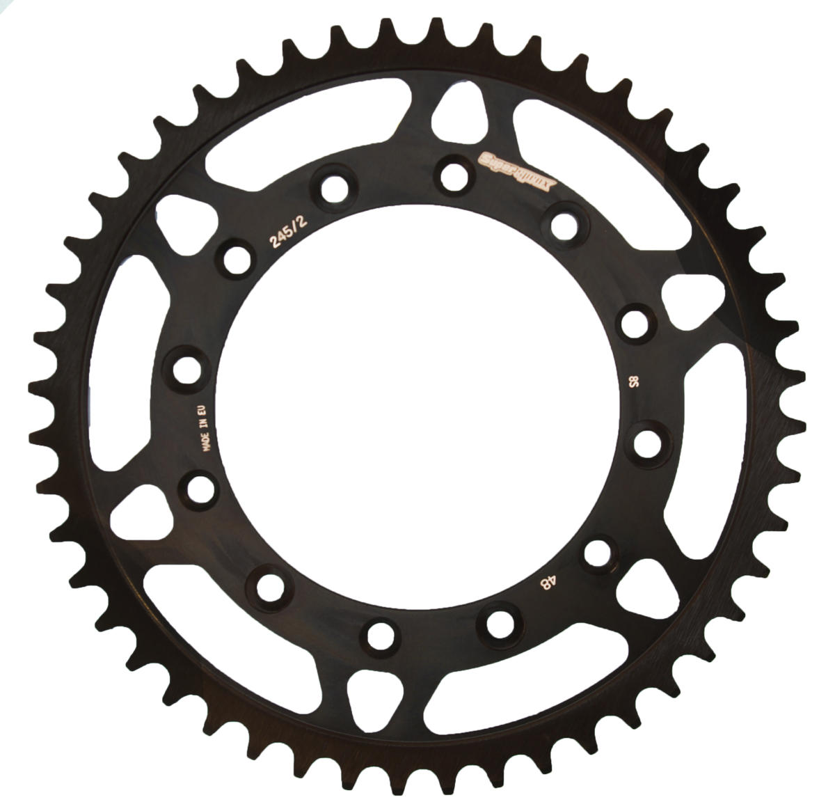 Stahl-Kettenrad Supersprox 520 - 48Z (schwarz) RFE-245/2:48-BLK|ID 130,0 LK 150,0 6-Loch/6-Loch