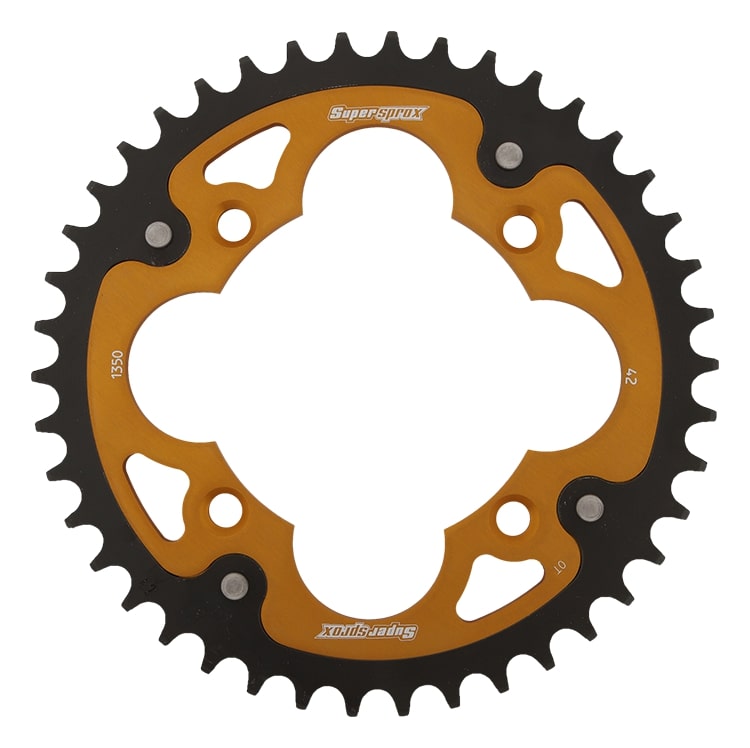 Stealth-Kettenrad Supersprox 520 - 42Z (gold) RST-1350:42-GLD|ID 110,0 LK 130,0 4-Loch