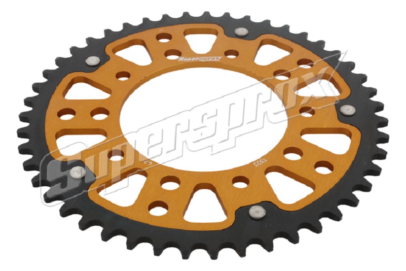 Stealth-Kettenrad Supersprox 520 - 47Z (gold) RST-1303:47-GLD|ID 112,0 LK 138,0 5-Loch/5-Loch