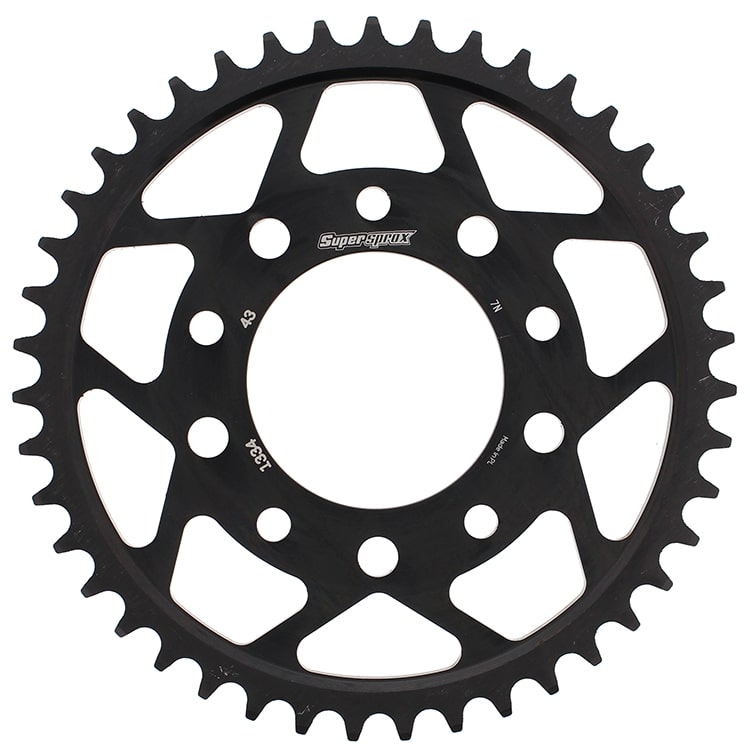 Stahl-Kettenrad Supersprox 530 - 43Z (schwarz) RFE-1334:43-BLK|ID 80,0 LK 110,0 5-Loch/5-Loch