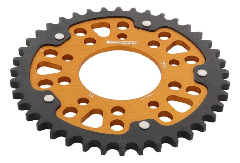 Stealth-Kettenrad Supersprox 530 - 40Z (gold) RST-1334:40-GLD|ID 80,0 LK 110,0 5-Loch/5-Loch