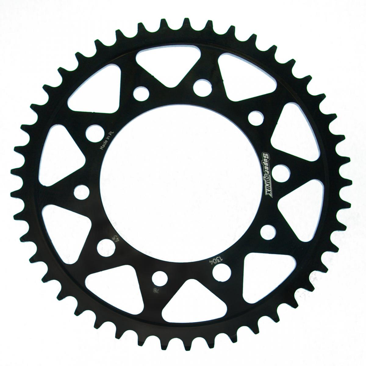 Stahl-Kettenrad Supersprox 525 - 45Z (schwarz) RFE-1304:45-BLK|ID 112,0 LK 138,0 5-Loch/5-Loch