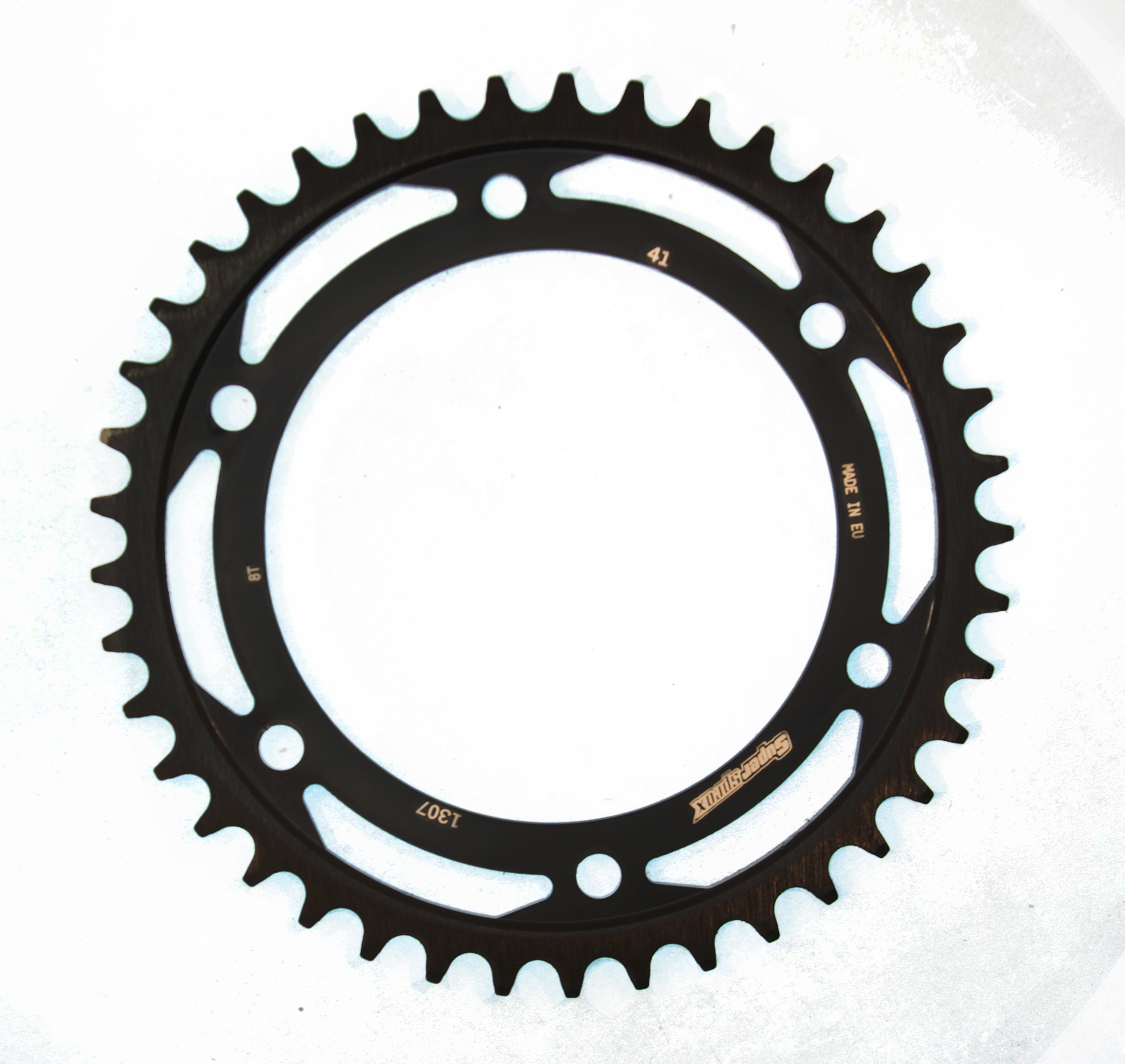 Stahl-Kettenrad Supersprox 525 - 40Z (schwarz) RFE-1307:40-BLK|ID 134,0 LK 160,0 6-Loch