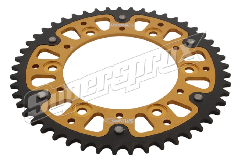 Stealth-Kettenrad Supersprox 520 - 49Z (gold) RST-1308:49-GLD|ID 134,0 LK 160,0 6-Loch