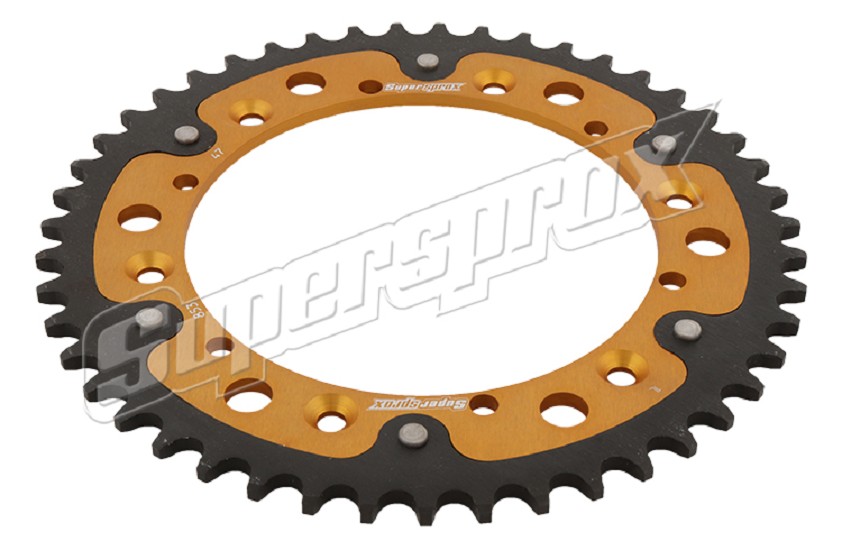 Stealth-Kettenrad Supersprox 520 - 47Z (gold) RST-853:47-GLD|ID 152,0 LK 175,0 6-Loch/6-Loch