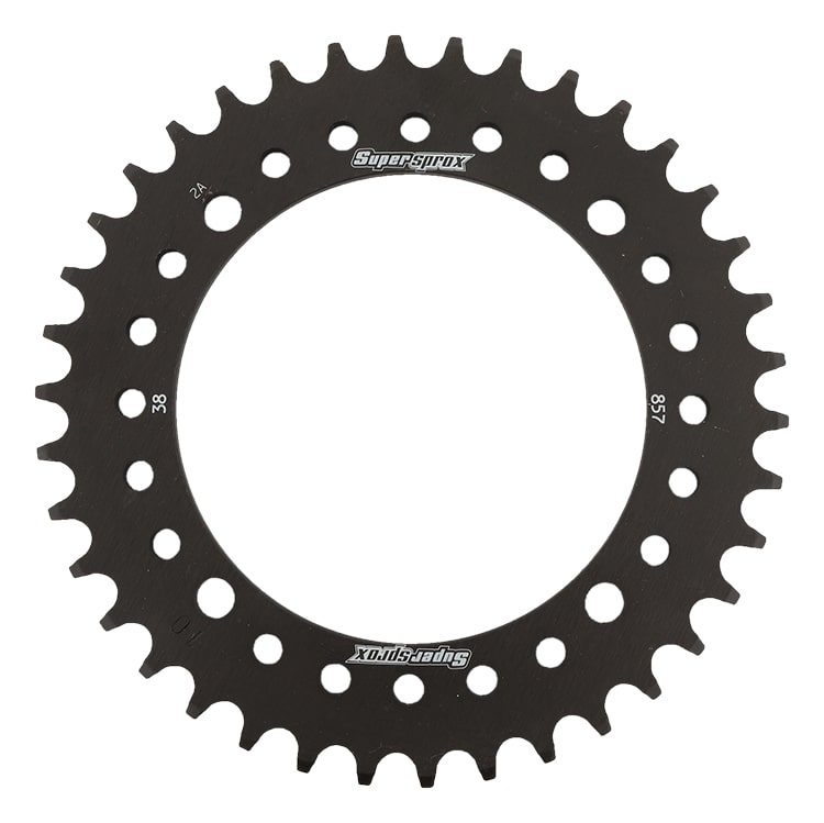Stahl-Kettenrad Supersprox 520 - 38Z (schwarz) RFE-857:38-BLK|ID 125,0 LK 145,0 4-Loch