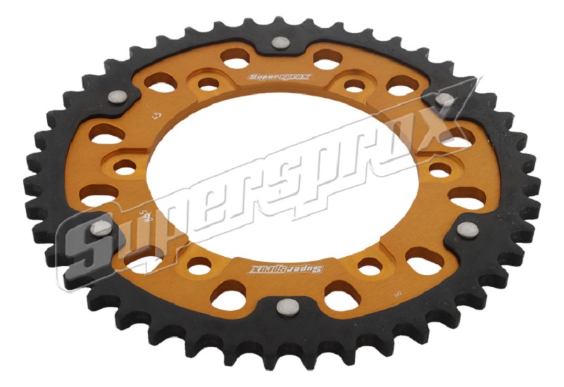 Stealth-Kettenrad Supersprox 530 - 45Z (gold) RST-865:45-GLD|ID 125,0 LK 145,0 6-Loch