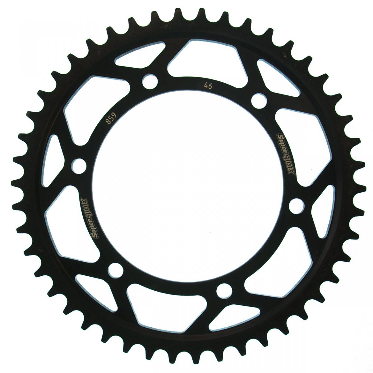 Stahl-Kettenrad Supersprox 530 - 46Z (schwarz) RFE-859:46-BLK|ID 130,0 LK 150,0 6-Loch