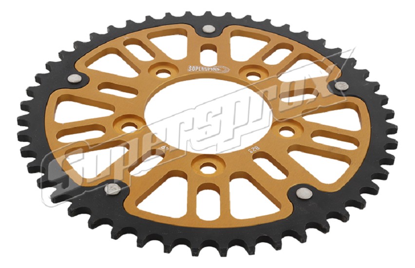 Stealth-Kettenrad Supersprox 520 - 49Z (gold) RST-823:49-GLD|ID 87,0 LK 110,0 5-Loch