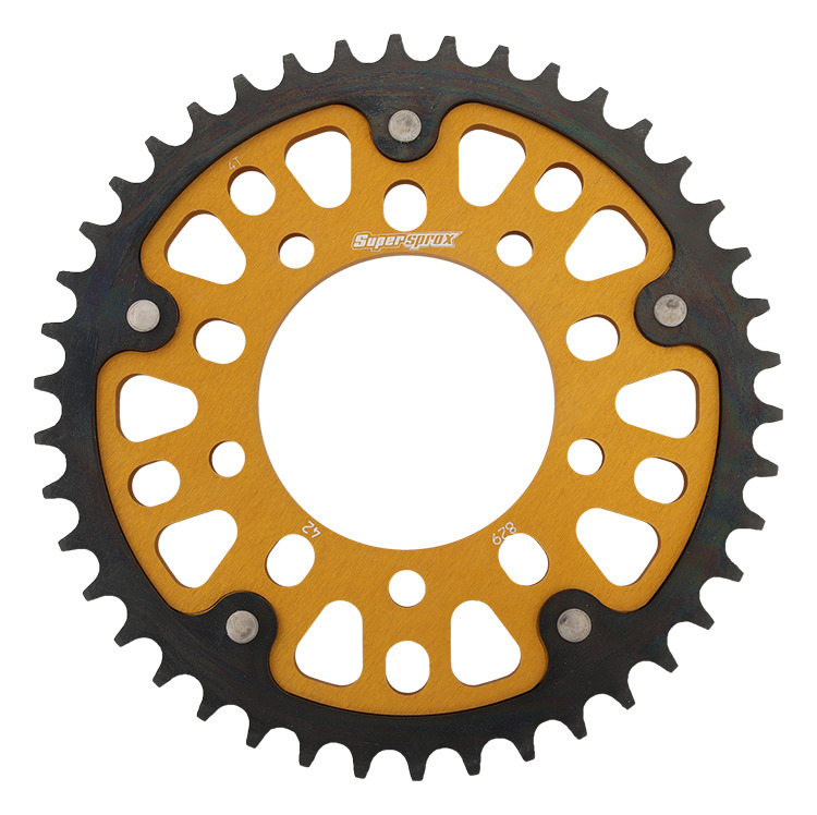 Stealth-Kettenrad Supersprox 530 - 42Z (gold) RST-829:42-GLD|ID 87,0 LK 110,0 5-Loch