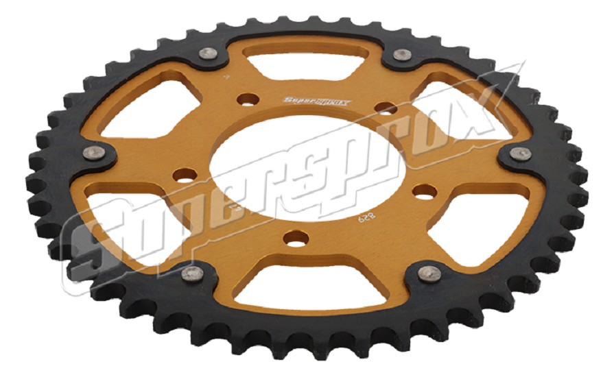 Stealth-Kettenrad Supersprox 530 - 47Z (gold) RST-829:47-GLD|ID 87,0 LK 110,0 5-Loch