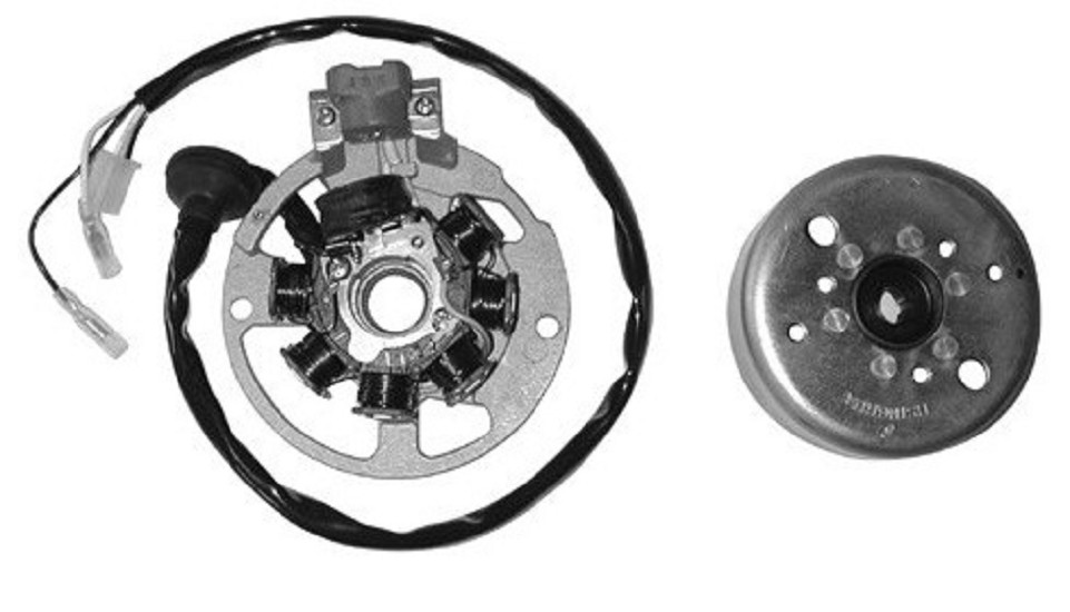 Lichtmaschine passend für Aprilia, Beta, passend für Benelli, Italjet, passend für Malaguti, MBK, passend für Yamaha (60cm Kabel)