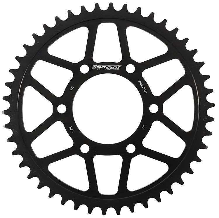 Steel Edge-Kettenrad Supersprox 520-46Z (schwarz) RFA-478:46-BLK|ID 80,0 LK 104,0 6-Loch