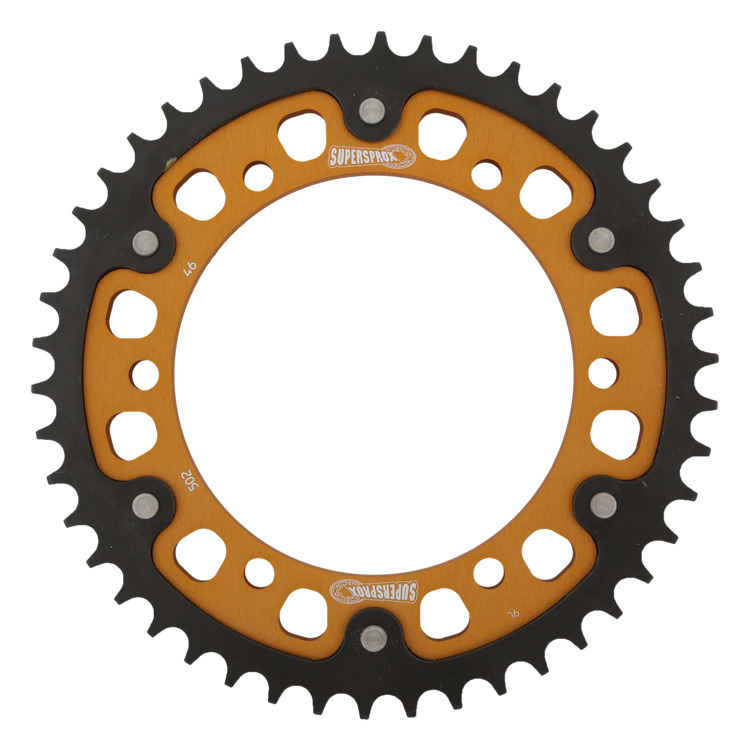 Stealth-Kettenrad Supersprox 530 - 46Z (gold) RST-502:46-GLD|ID 140,0 LK 160,0 6-Loch
