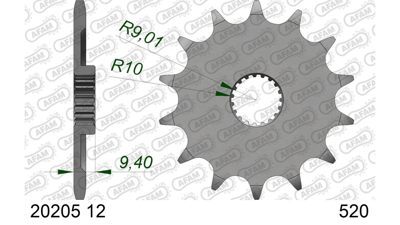 Ritzel AFAM 520 - 12Z 20205-12