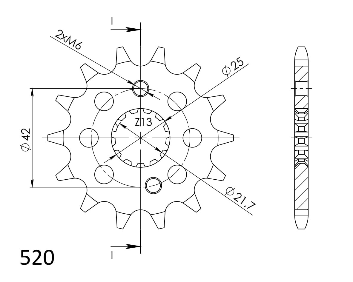 Ritzel Supersprox 520 - 16Z CST-436:16