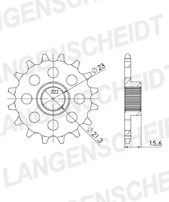 Ritzel Supersprox 520 - 14Z CST-577:14|feinverzahnt 21,3/23,0