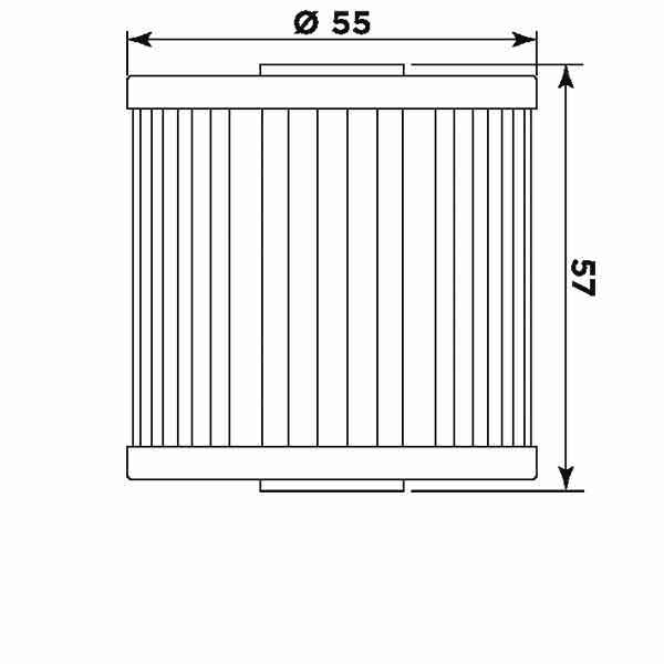 Ölfilter MIW K2002 Papierfilter (OEM-Qualität)