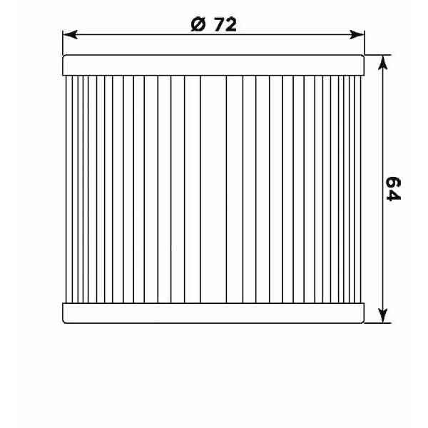 Ölfilter MIW S3001 Papierfilter (OEM-Qualität)