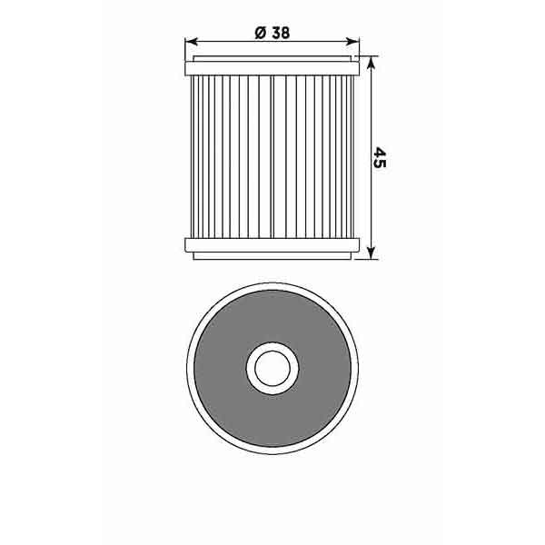 Ölfilter MIW Y4015 Papierfilter (OEM-Qualität)