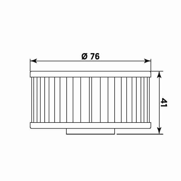 Ölfilter MIW Y4002 Papierfilter (OEM-Qualität)