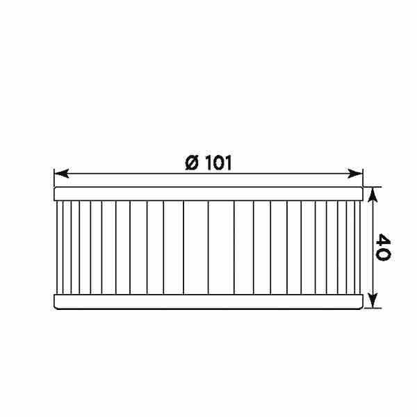 Ölfilter MIW Y4003 Papierfilter (OEM-Qualität)