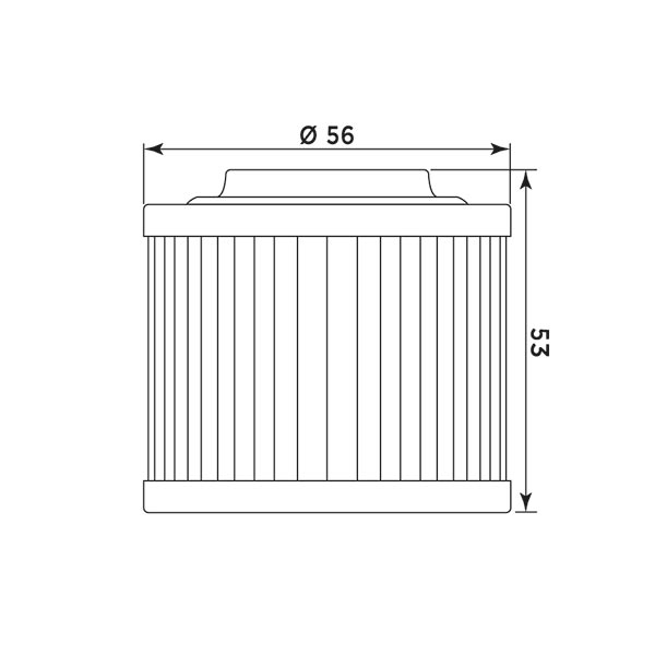 Ölfilter MIW B9008 Papierfilter (OEM-Qualität)