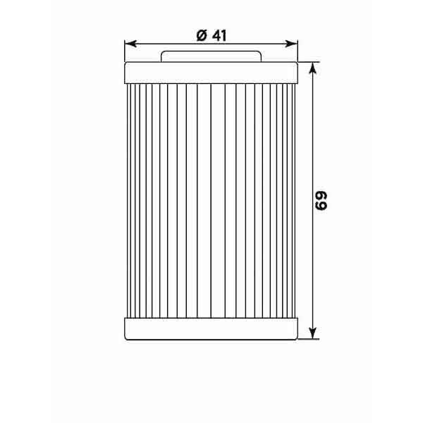 Ölfilter MIW KT8001 Papierfilter (OEM-Qualität)