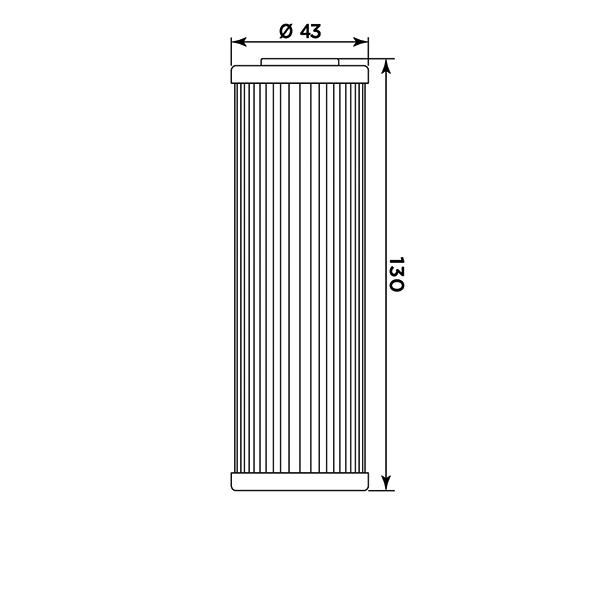 Ölfilter MIW DU6002 Papierfilter (OEM-Qualität)