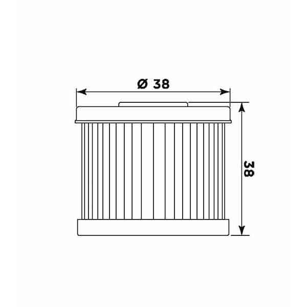 Ölfilter MIW DA16001 Papierfilter (OEM-Qualität)