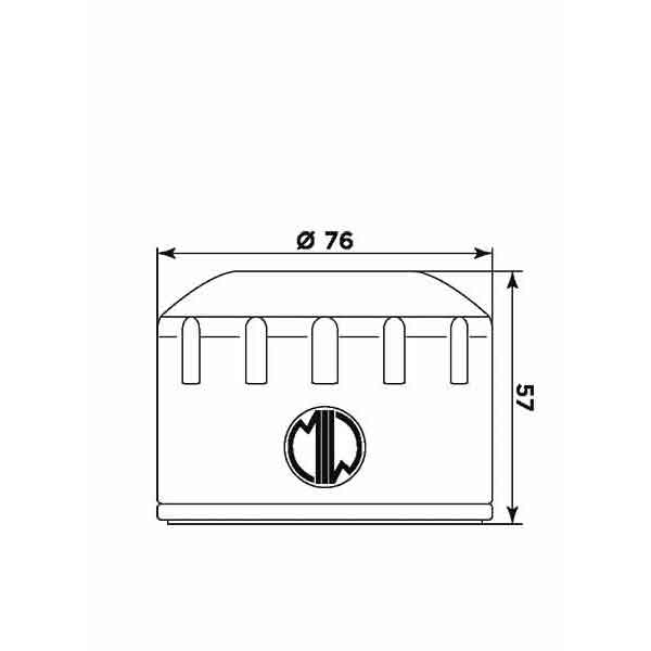 Ölfilter MIW P5002 Filterpatrone 76 mm (OEM-Qualität)
