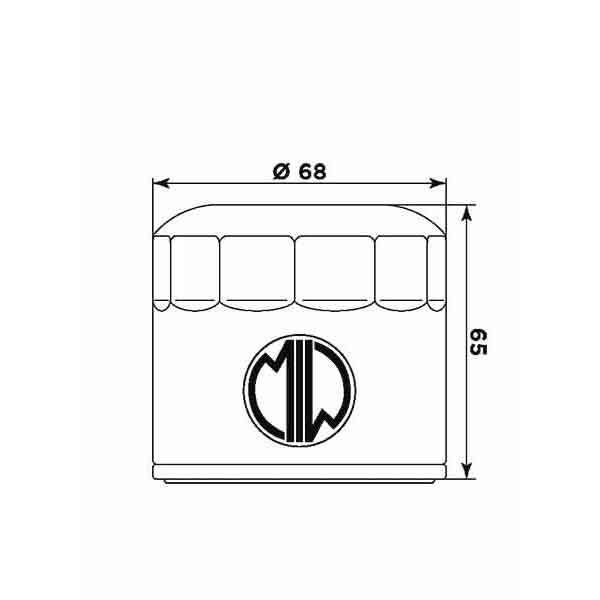 Ölfilter MIW T23001 Papierfilter (OEM-Qualität)