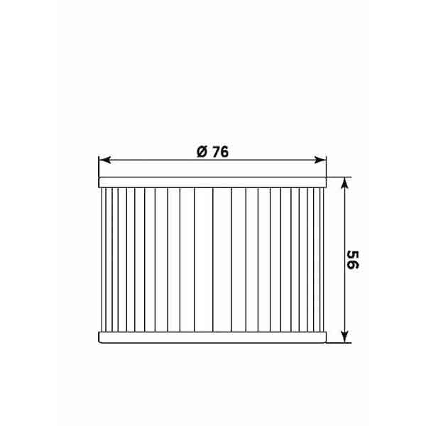 Ölfilter MIW H1001 Papierfilter (OEM-Qualität)