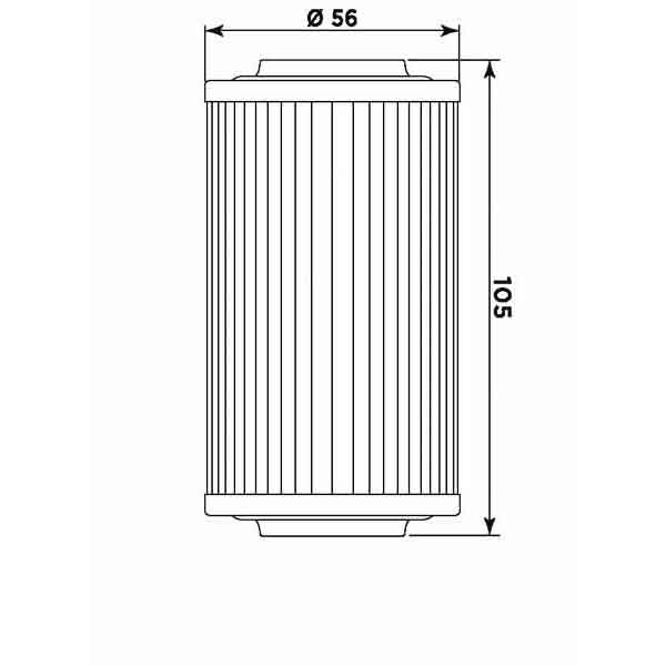 Ölfilter MIW BO14001 Papierfilter (OEM-Qualität)