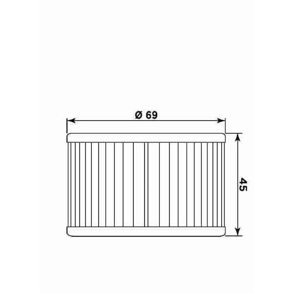 Ölfilter MIW KY7004 Papierfilter (OEM-Qualität)