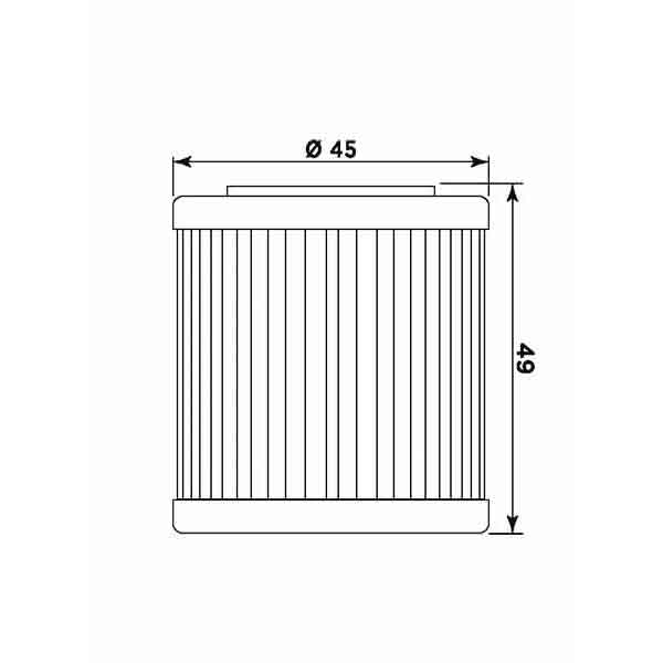 Ölfilter MIW P5007 HU18002 Papierfilter (OEM-Qualität)