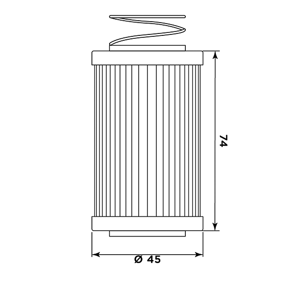 Ölfilter MIW MV21002 Papierfilter (OEM-Qualität)