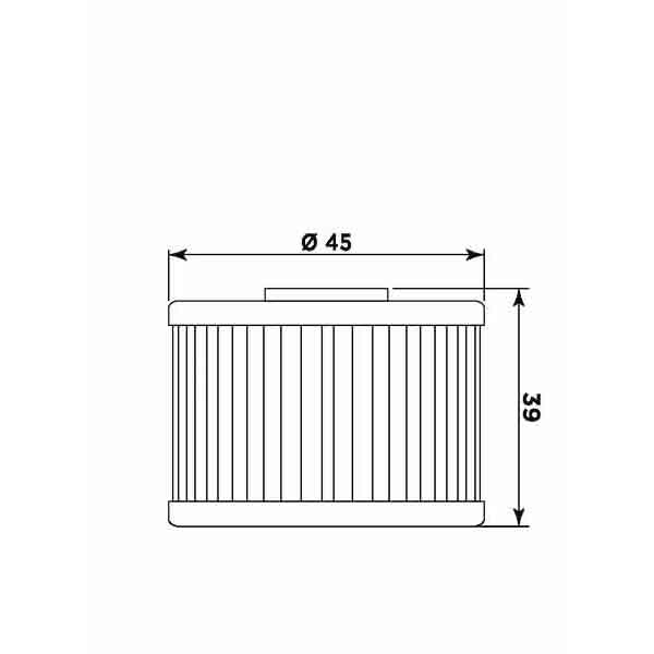 Ölfilter MIW P5009 Papierfilter (OEM-Qualität)