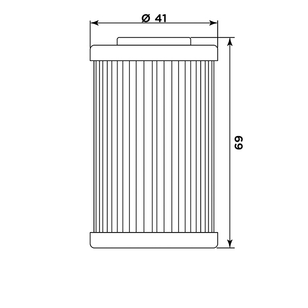 Ölfilter MIW KT8007 Papierfilter (OEM-Qualität)