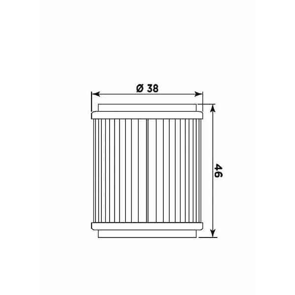 Ölfilter MIW Y4018 Papierfilter (OEM-Qualität)