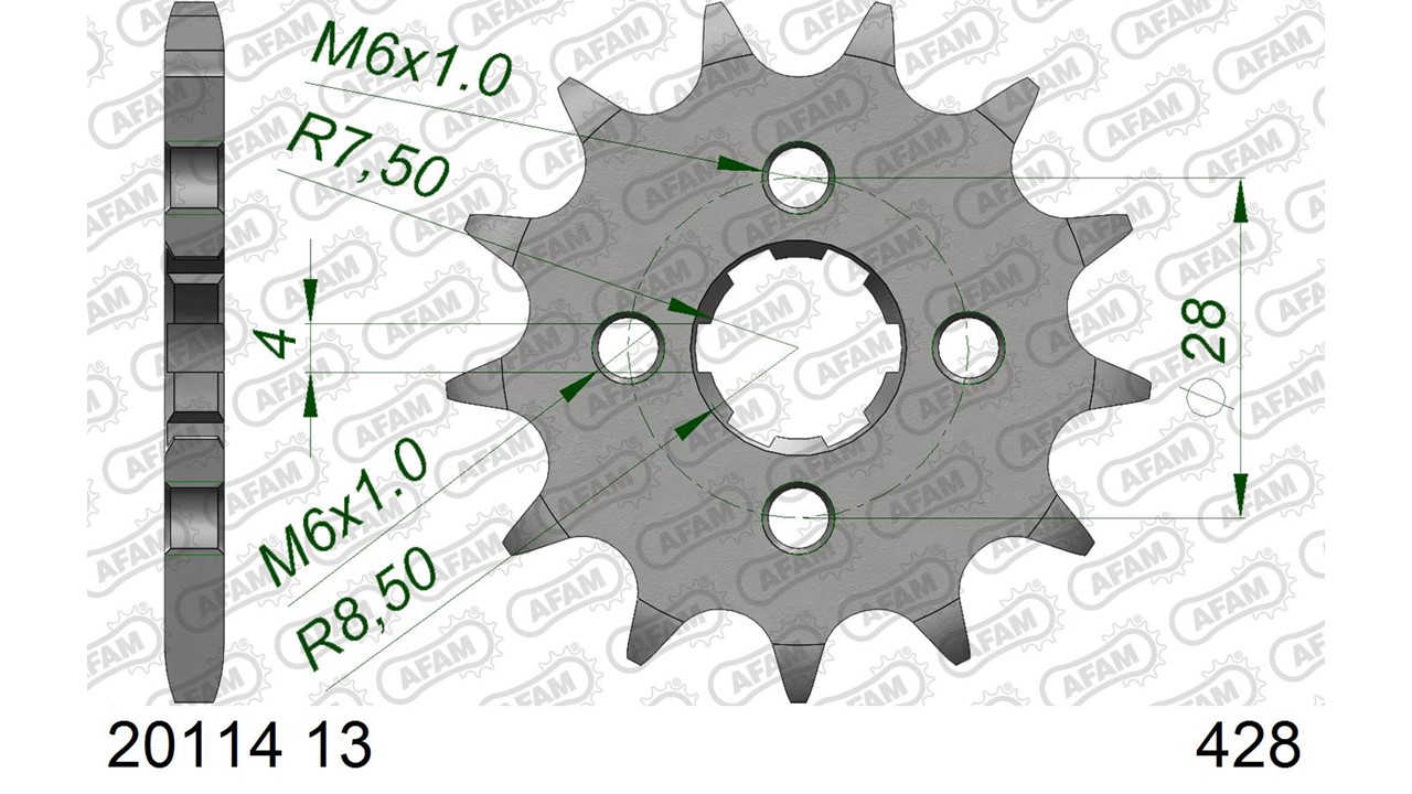 Ritzel AFAM 428 - 13Z 20114-13